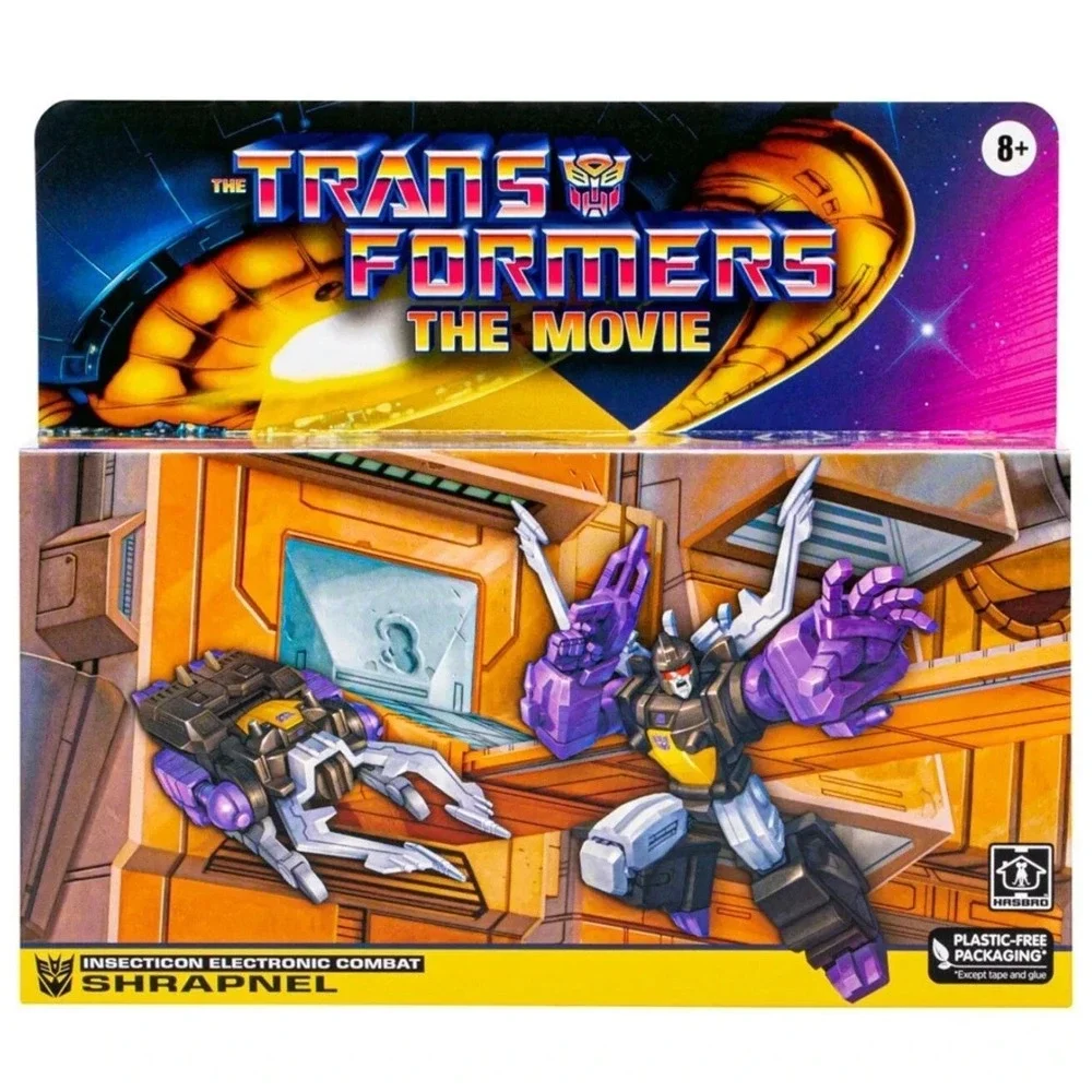 Hasbro Transformers The Movie Retro G1 Shrapnel Exclusive Figure